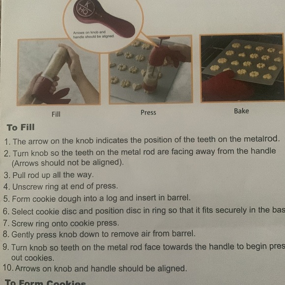 Kitchen HQ 21-piece Spritz Cookie Press and Decorating Set - Picture 6 of 7